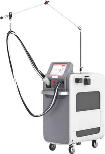 CL100 laser Nd:YAG cu impuls lung și Alexandrite